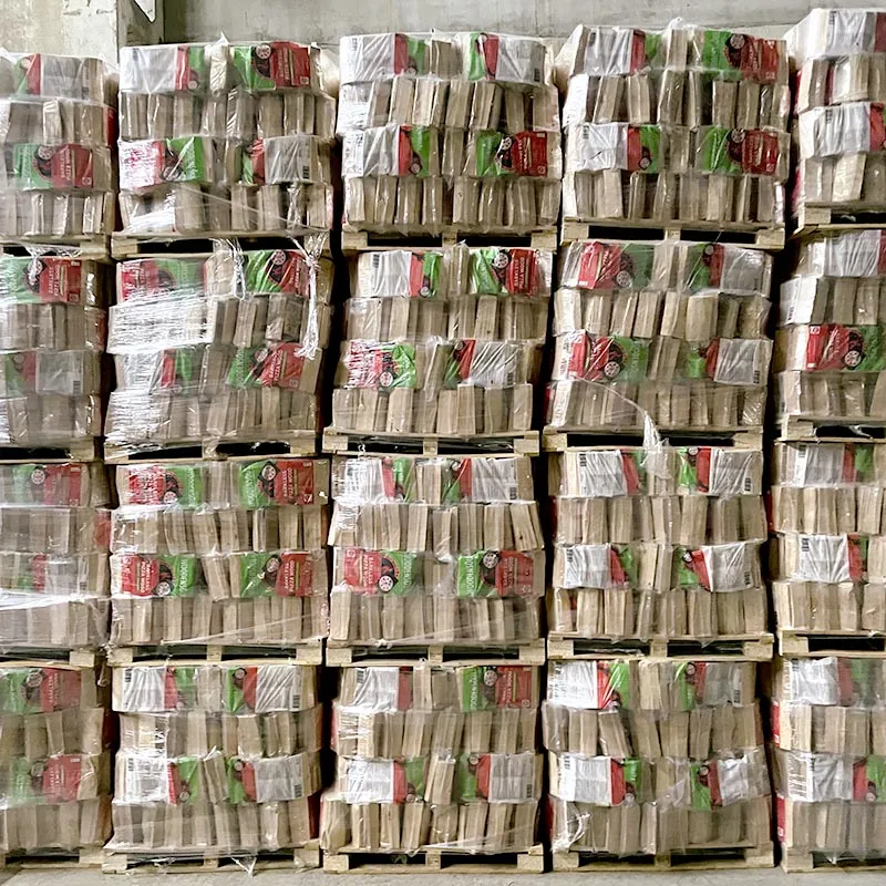 Woodensoul Firewood. Food grade kiln dried logs in plastic bags.